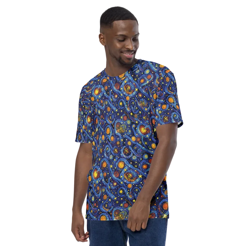 Starry Tempest on Men's Crew Neck T-Shirt — Left
