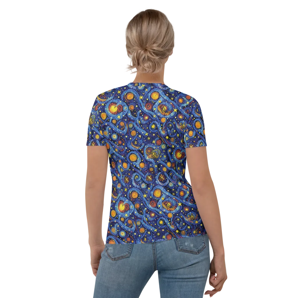 Starry Tempest on Women's Crew Neck T-Shirt — Back