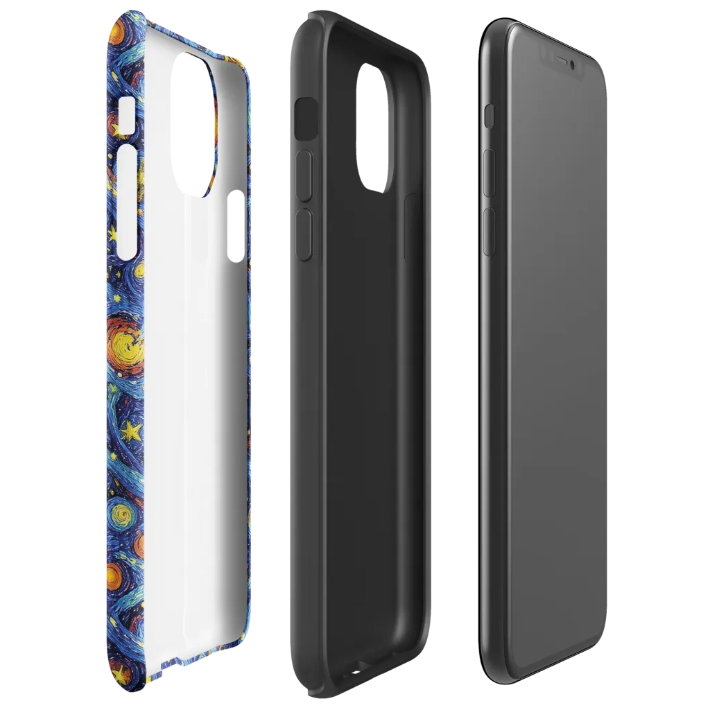 Starry Tempest on Tough Case for iPhone® — Right