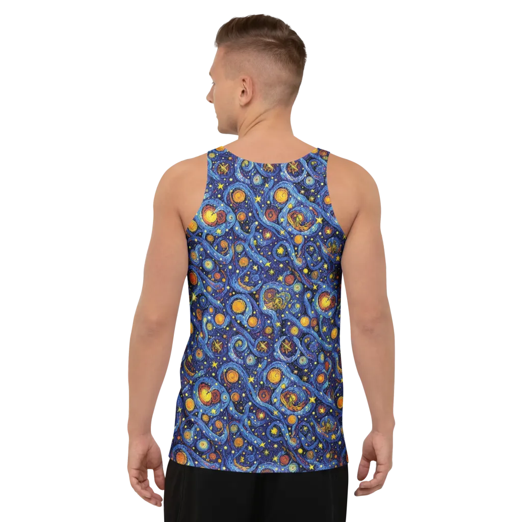 Starry Tempest on Men's Tank Top — Back