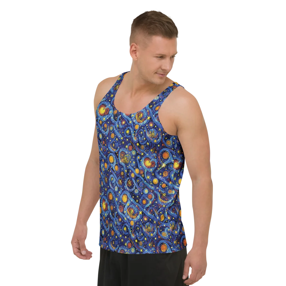 Starry Tempest on Men's Tank Top — Left Front