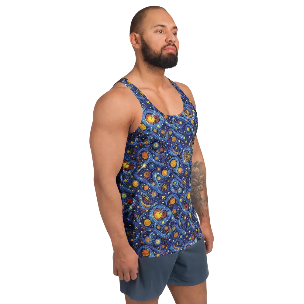 Starry Tempest on Men's Tank Top — Right Front