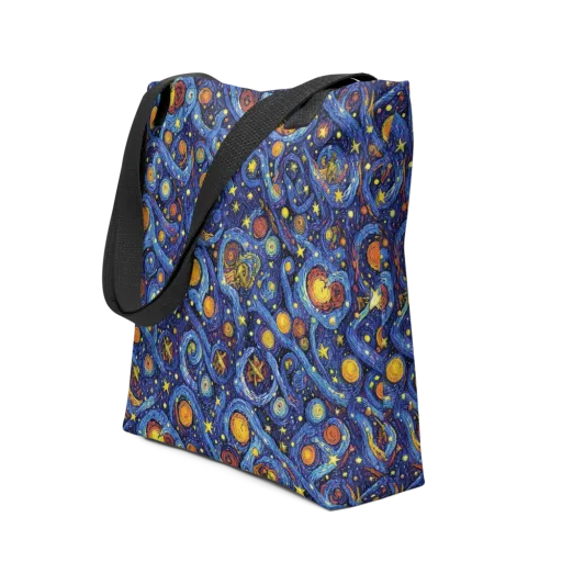 Starry Tempest on a Tote Bag