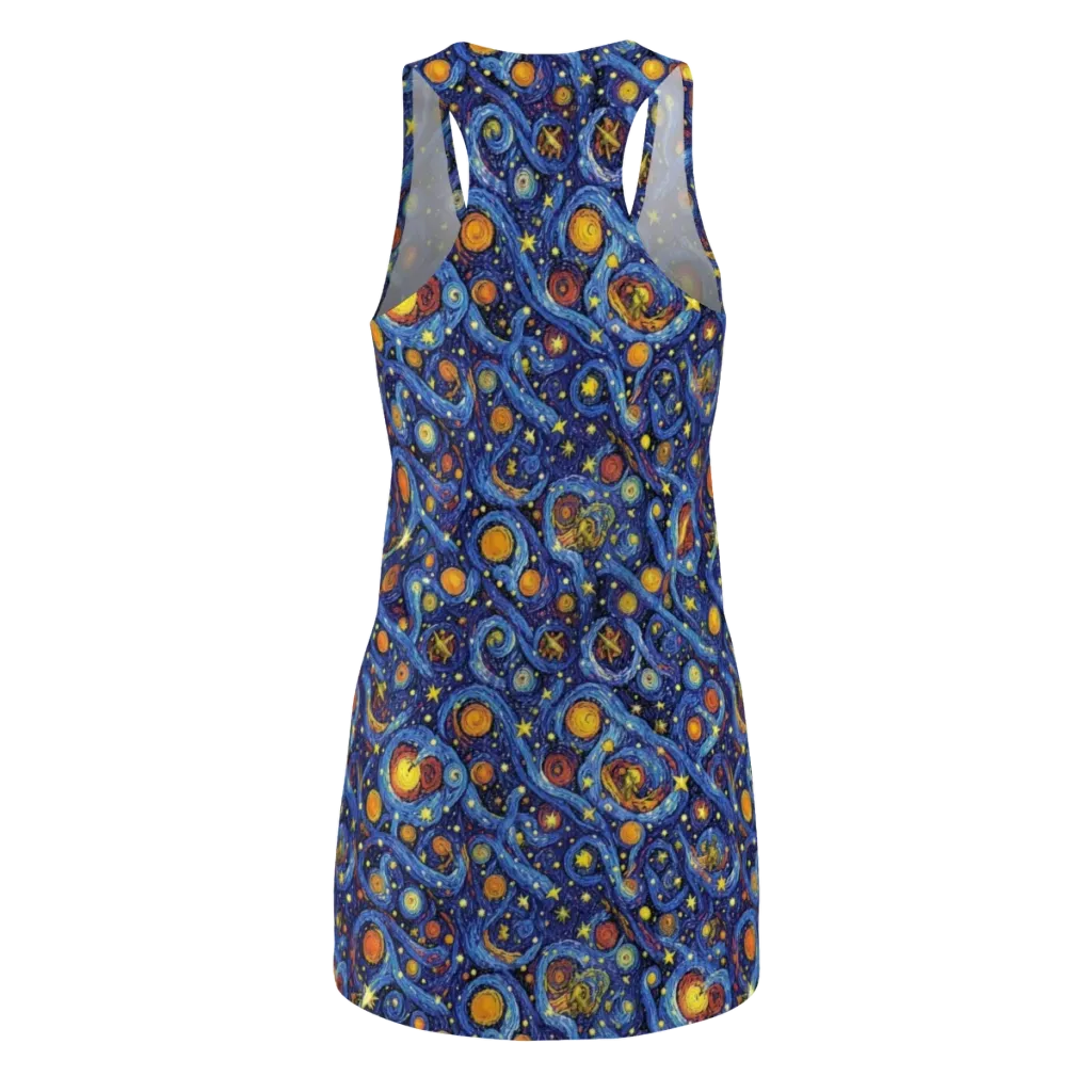 Starry Tempest on Racerback Dress — Back