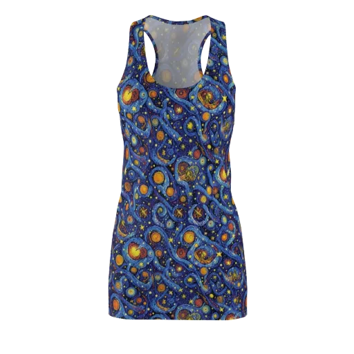 Starry Tempest on a Racerback Dress