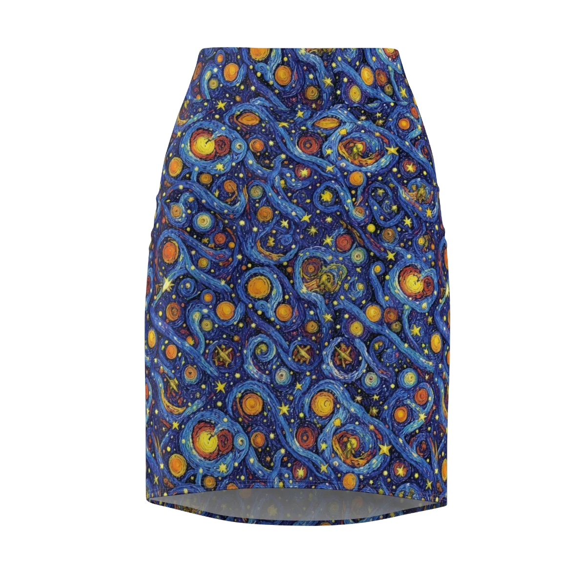 Starry Tempest on Pencil Skirt — Front