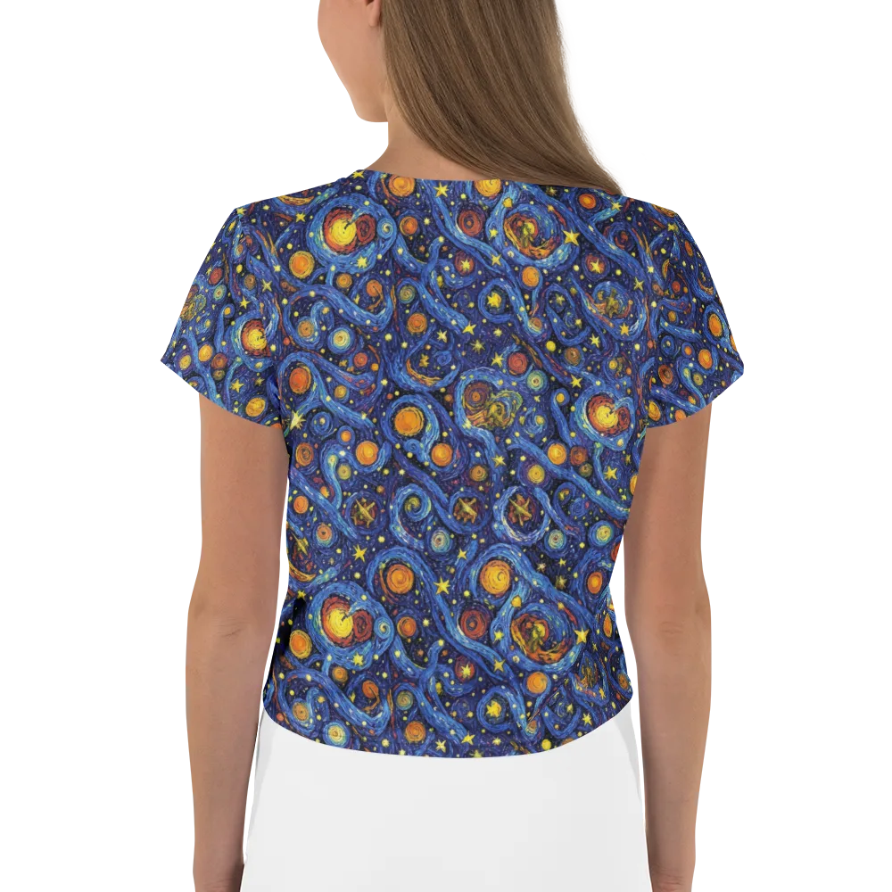 Starry Tempest on Crop Tee — Back