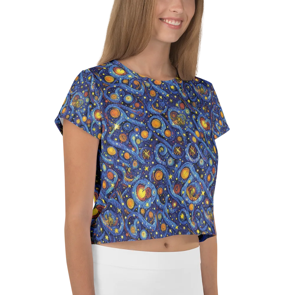 Starry Tempest on Crop Tee — Right