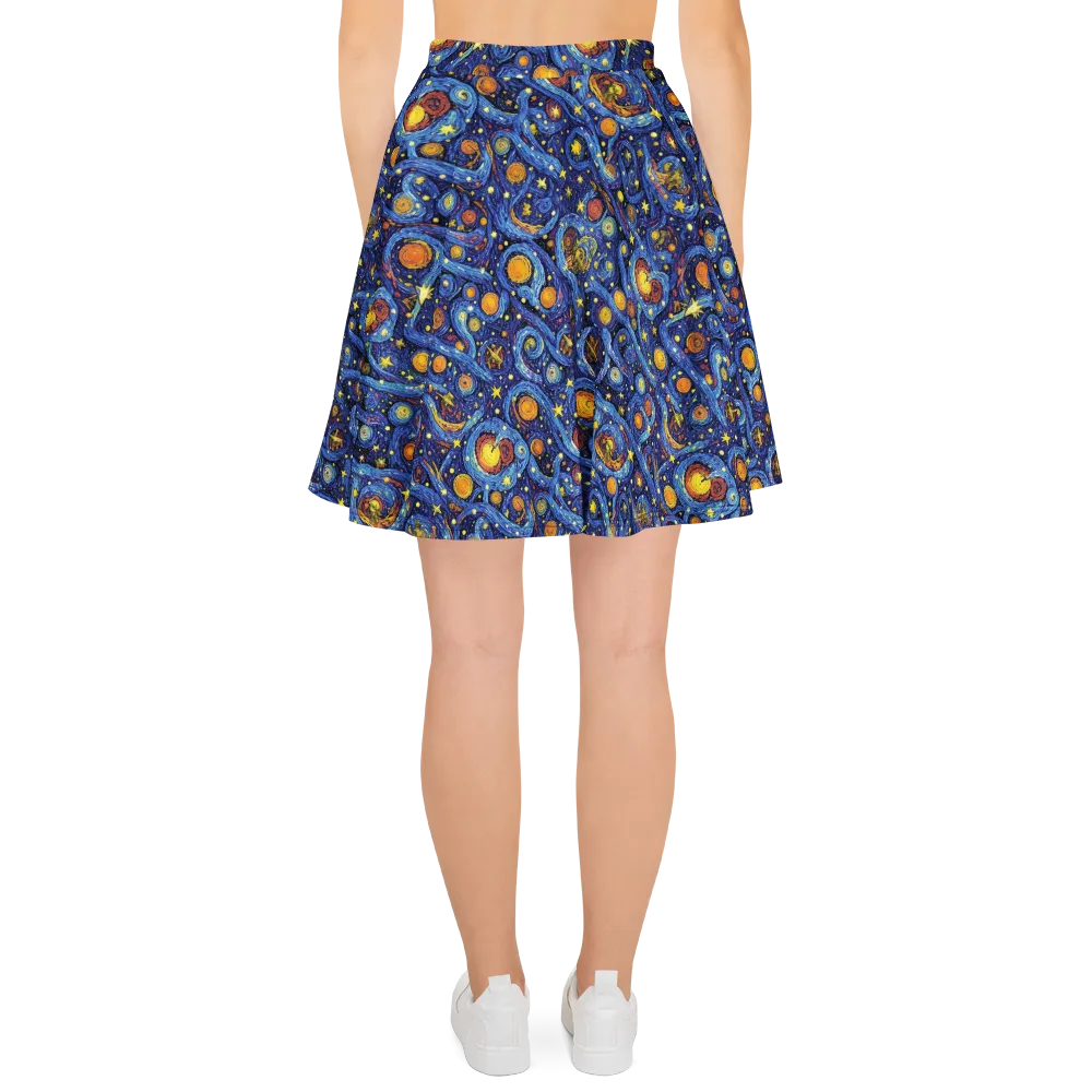 Starry Tempest on Skater Skirt — Back