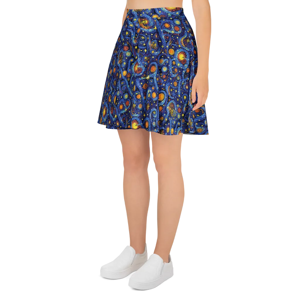 Starry Tempest on Skater Skirt — Left