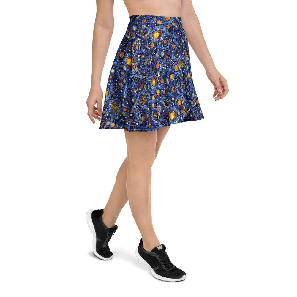 Starry Tempest on Skater Skirt — Right