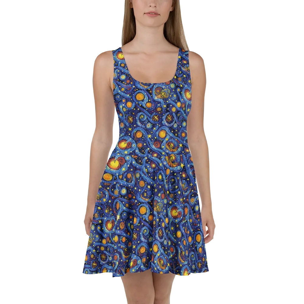 Starry Tempest on Skater Dress — Front