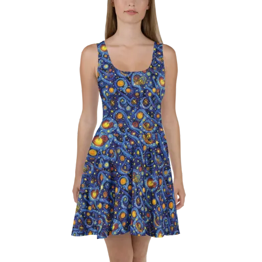 Starry Tempest on a Skater Dress