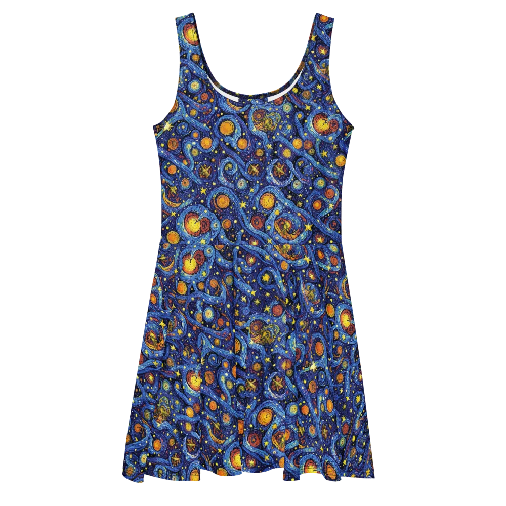 Starry Tempest on Skater Dress — Front