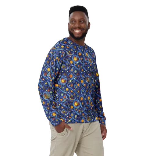 Starry Tempest on a Sweatshirt