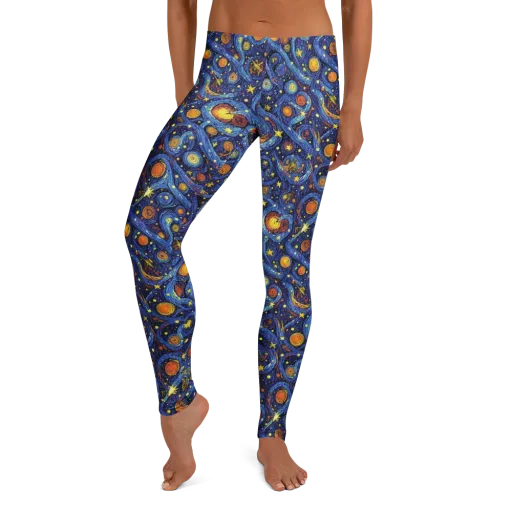 Starry Tempest on a Leggings