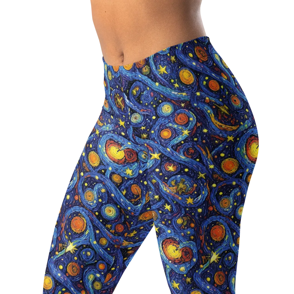 Starry Tempest on Leggings — Left Front