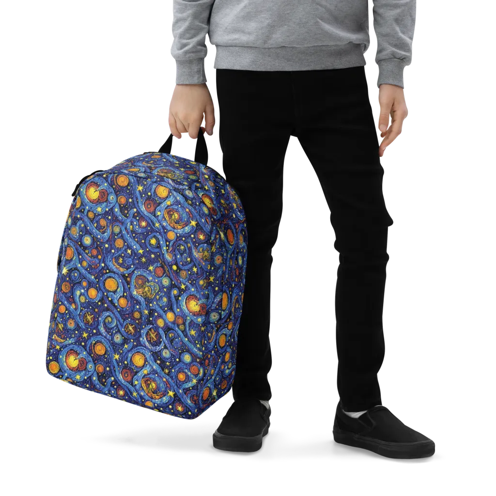 Starry Tempest on Minimalist Backpack — Zoomed-in