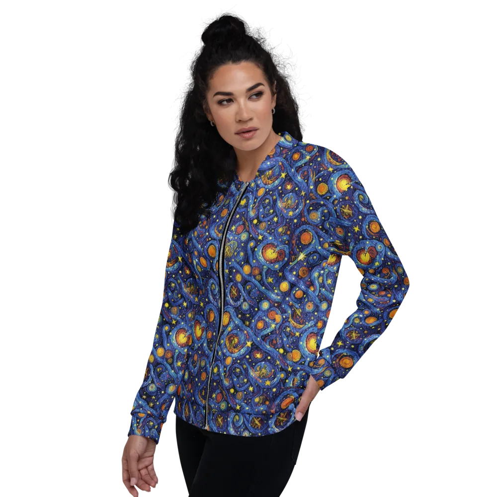 Starry Tempest on Bomber Jacket — Left