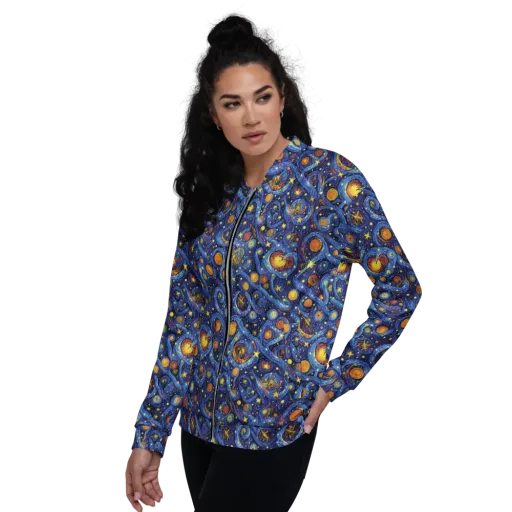 Starry Tempest on a Bomber Jacket