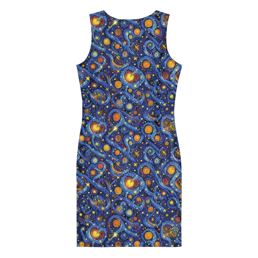 Starry Tempest on Bodycon Dress — Back