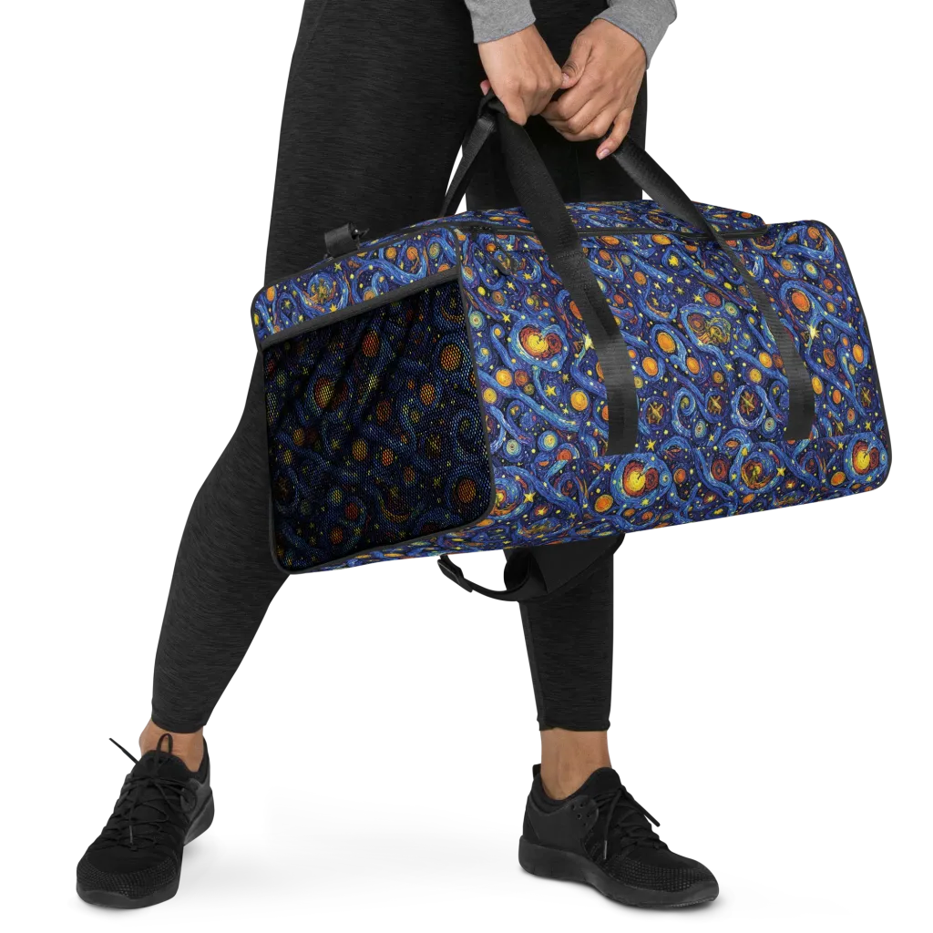 Starry Tempest on Duffle Bag — Right Front