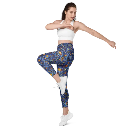 Starry Tempest on a Leggings with Pockets