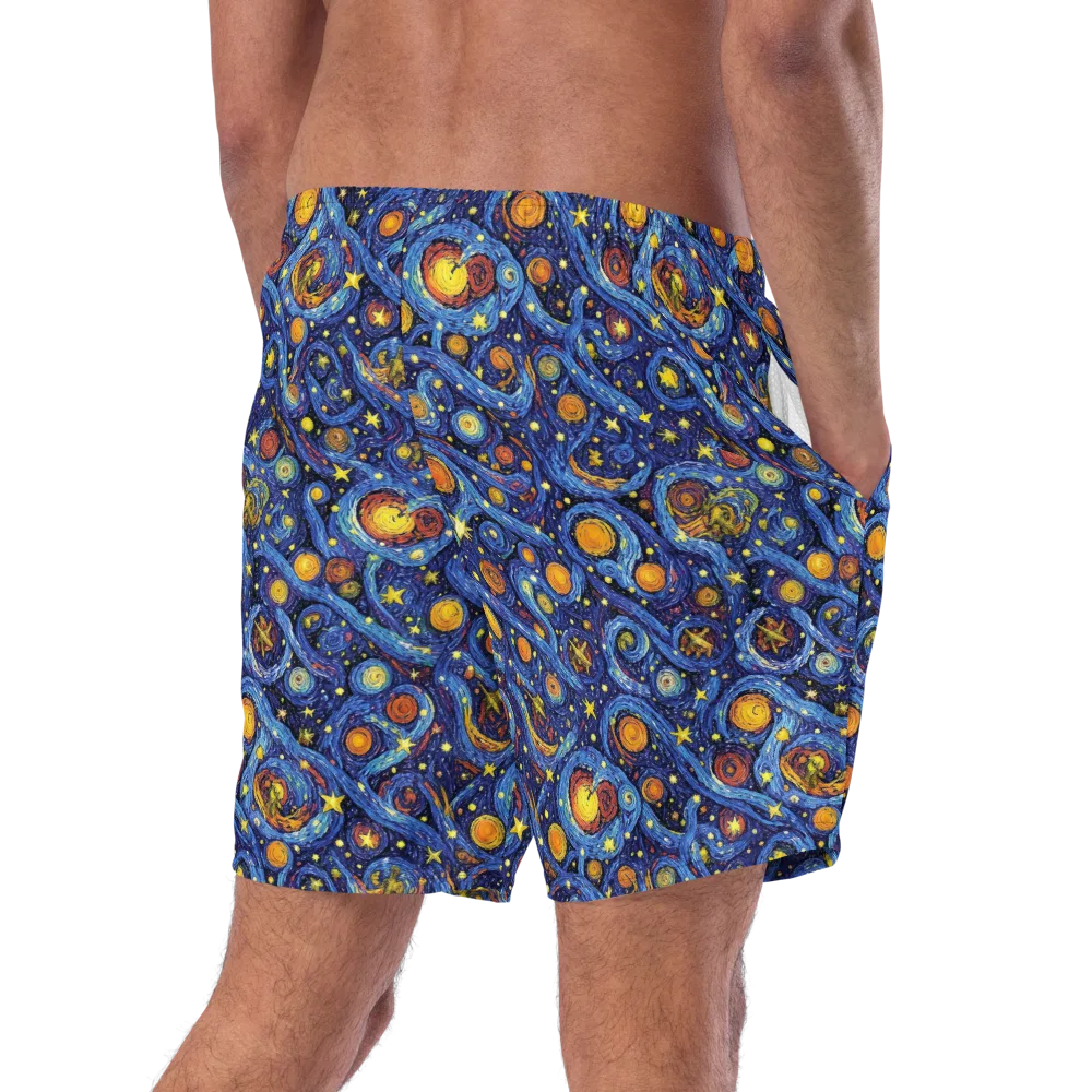Starry Tempest on Swim Trunks — Right Back