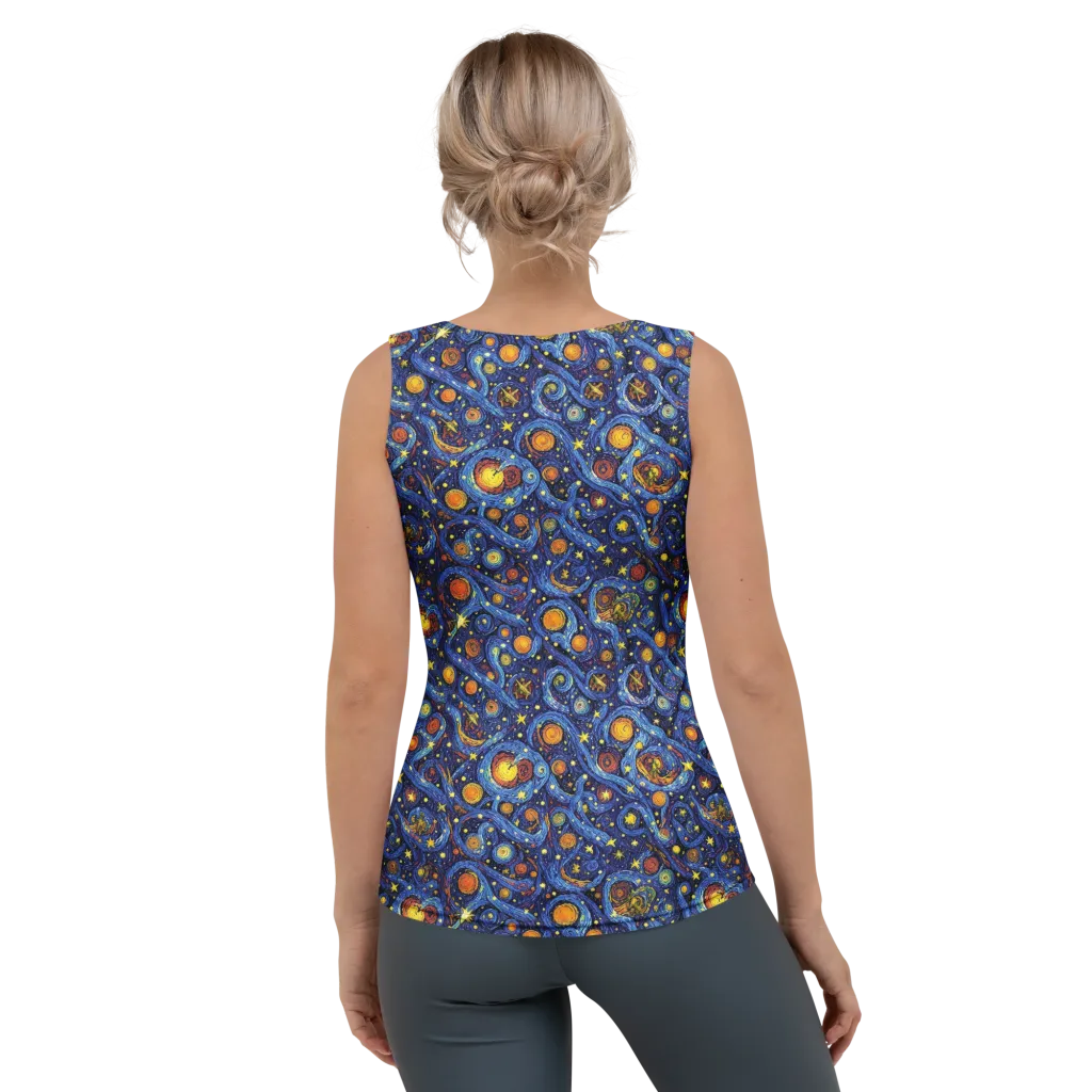 Starry Tempest on Women's Tank Top — Back