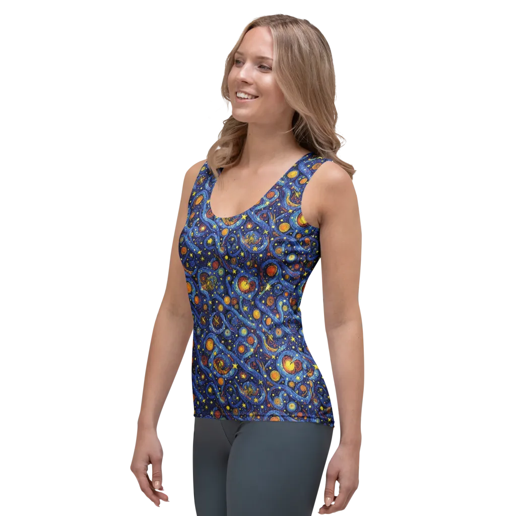 Starry Tempest on Women's Tank Top — Left Front