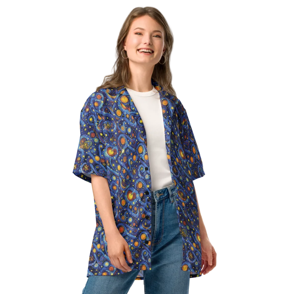 Starry Tempest on Button Shirt — Front