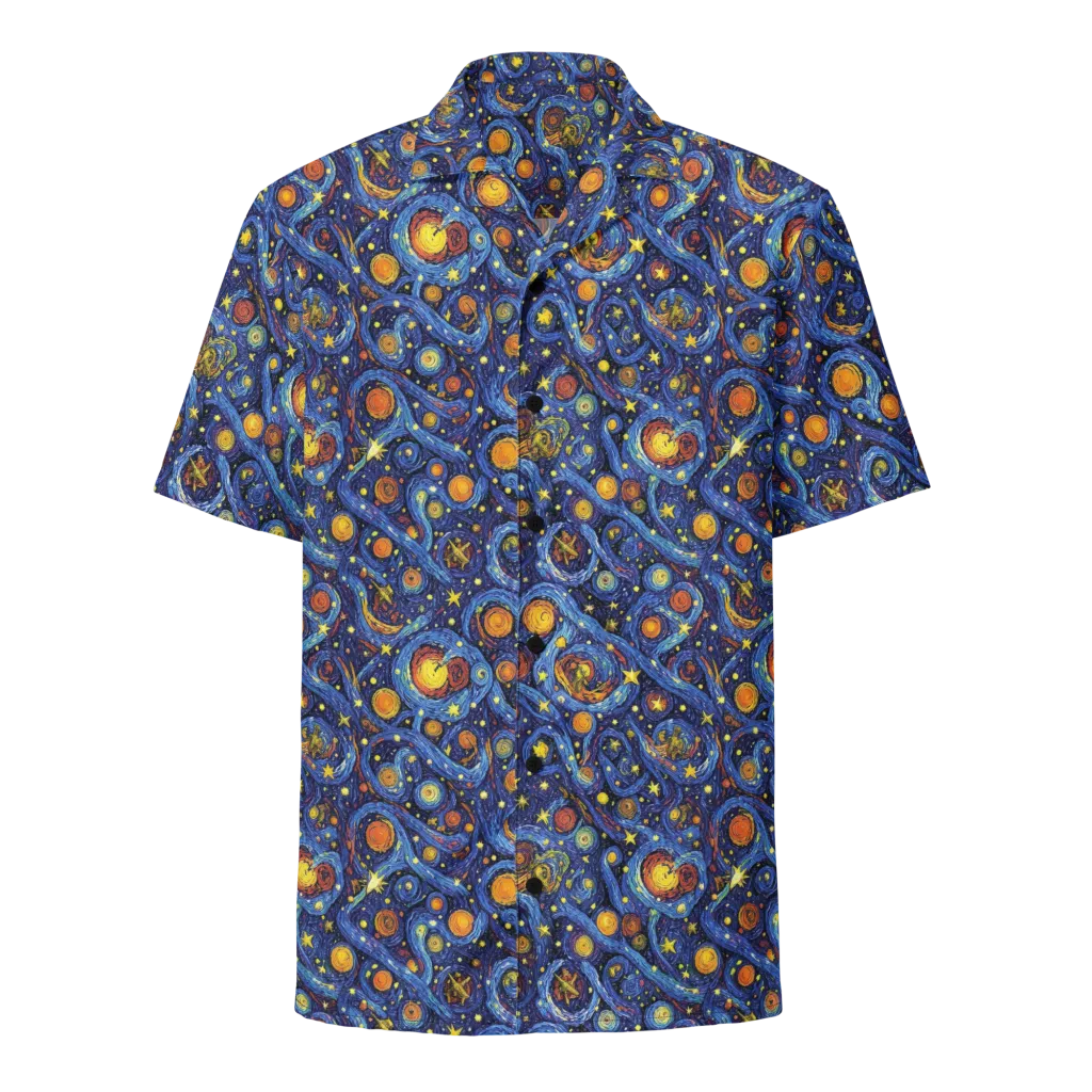 Starry Tempest on Button Shirt — Front