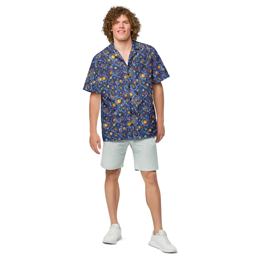 Starry Tempest on Button Shirt — Front