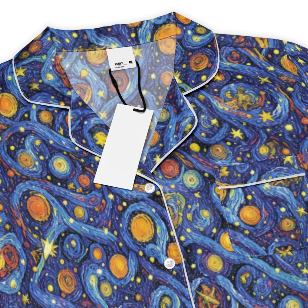 Starry Tempest on Women's Short Sleeve Pajama Top — Product details