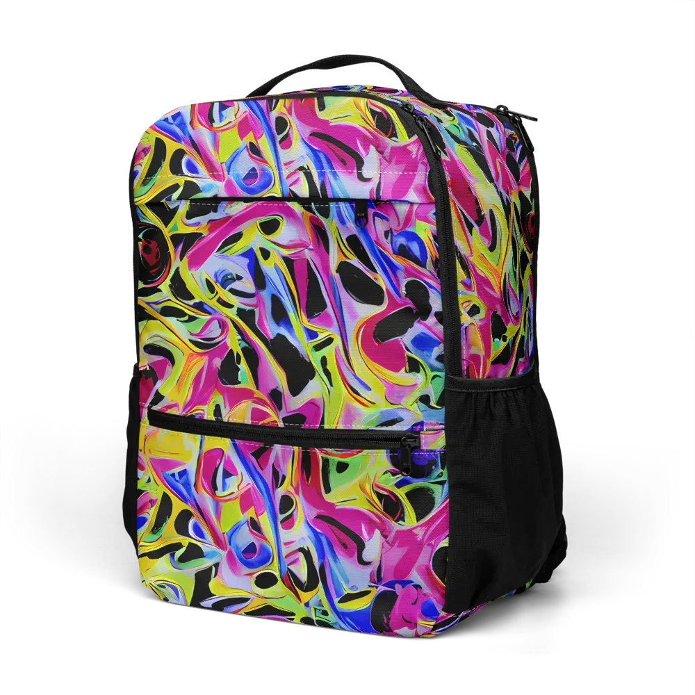 Pulse of Color on Utility Backpack — Left Front
