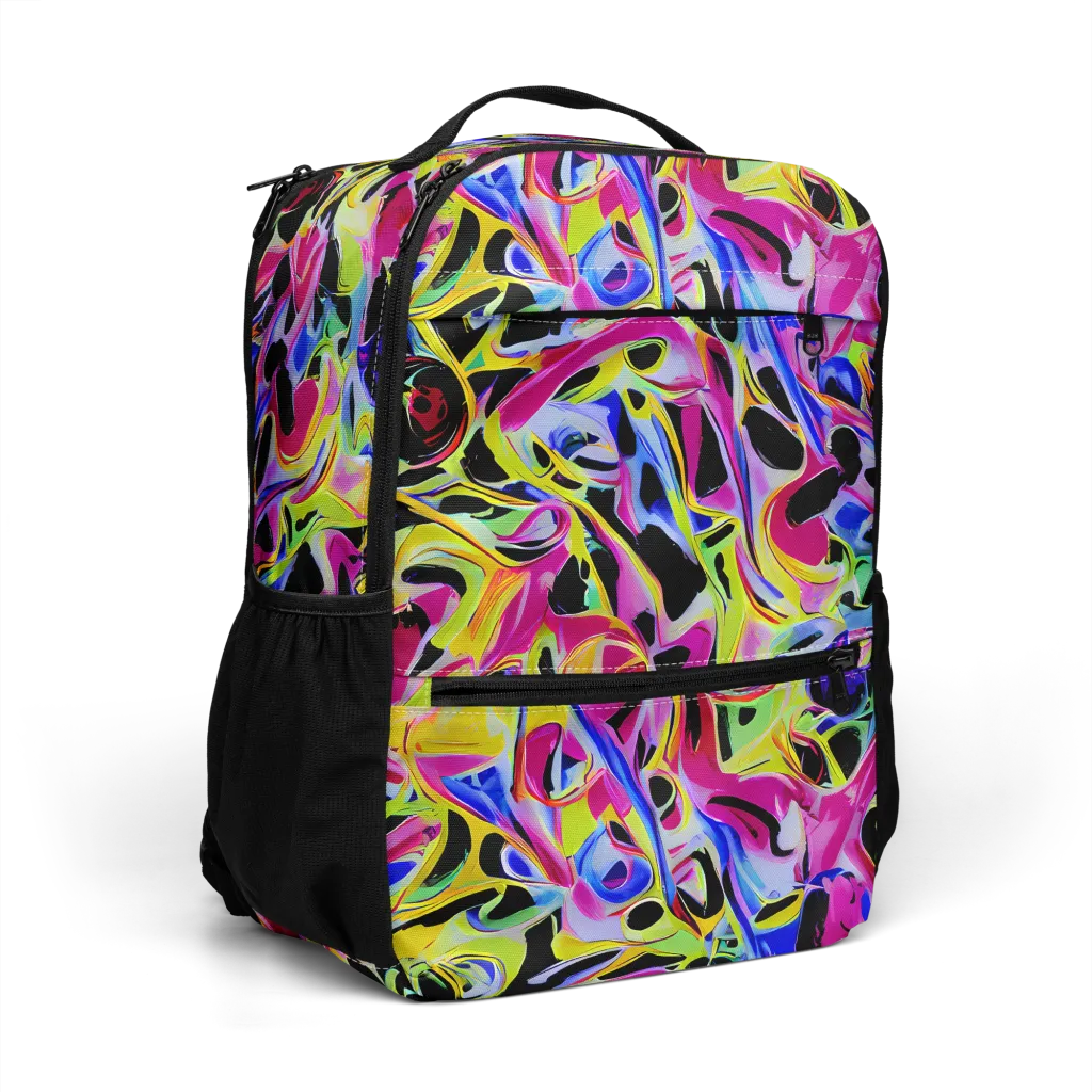 Pulse of Color on Utility Backpack — Right Front