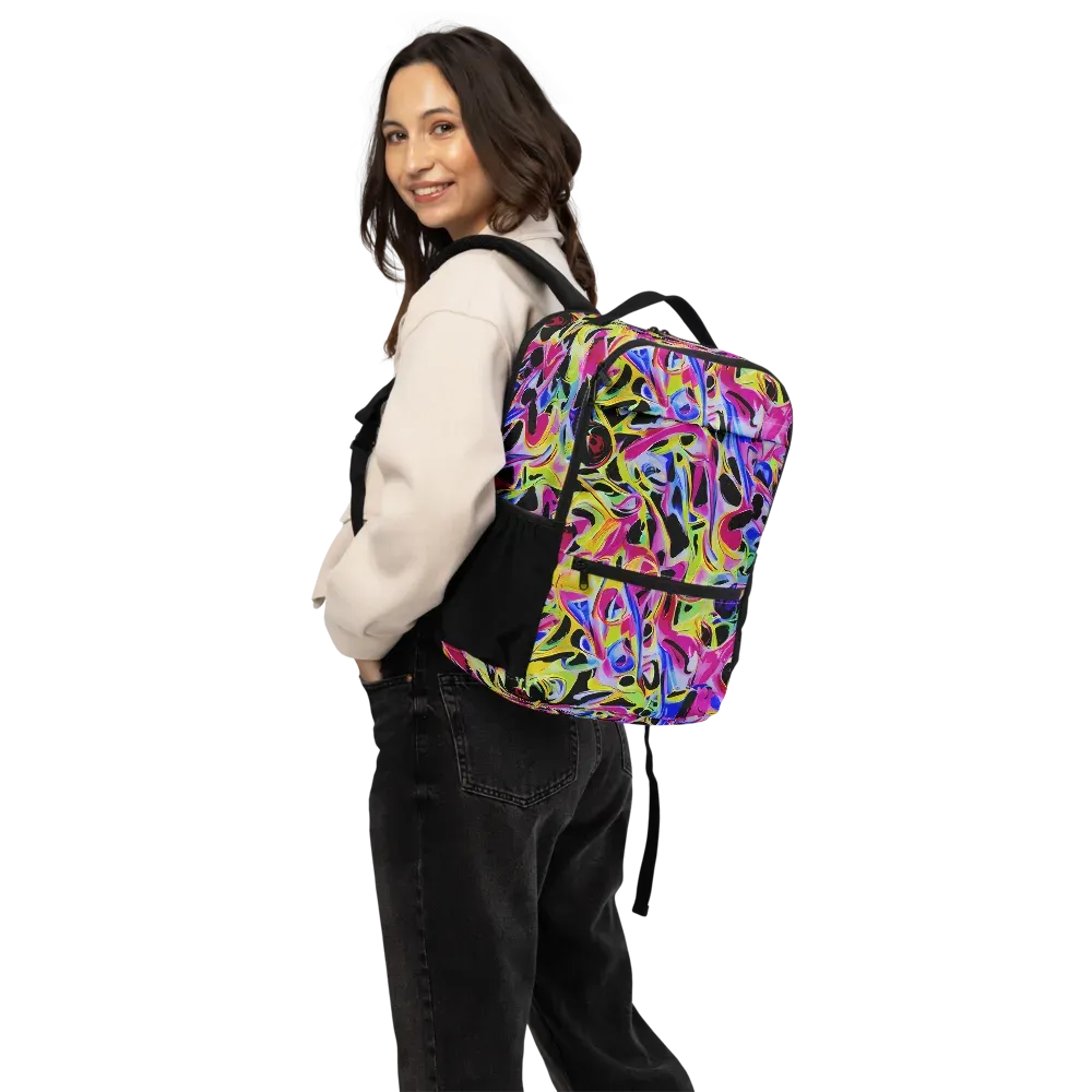 Pulse of Color on Utility Backpack — Back