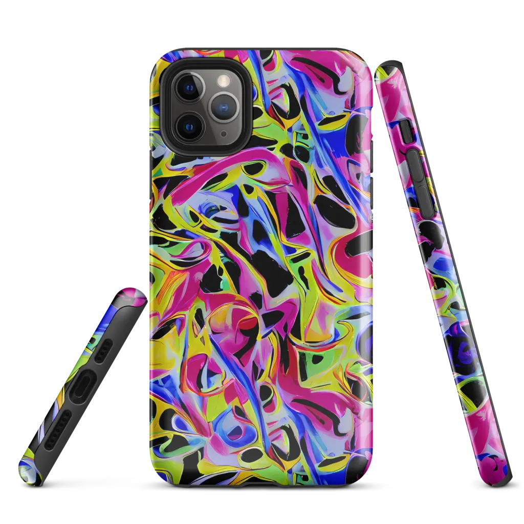 Pulse of Color on Tough Case for iPhone® — Front