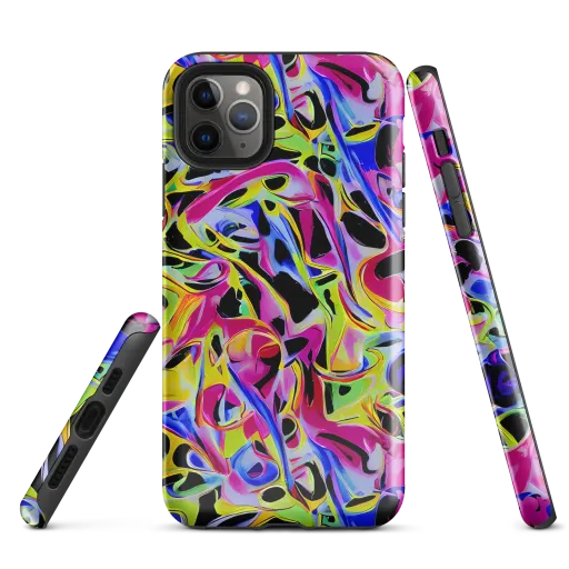 Pulse of Color on a Tough Case for iPhone®