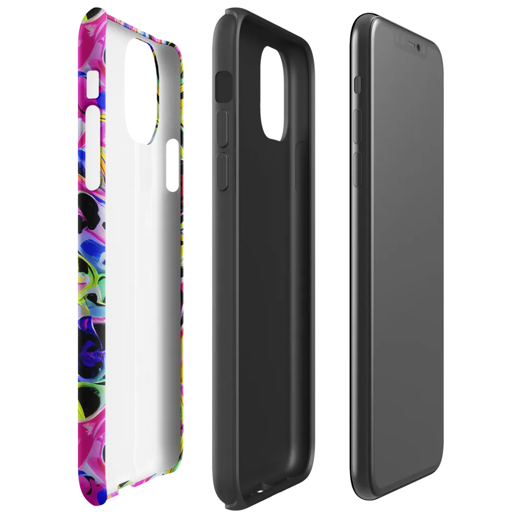 Pulse of Color on Tough Case for iPhone® — Right