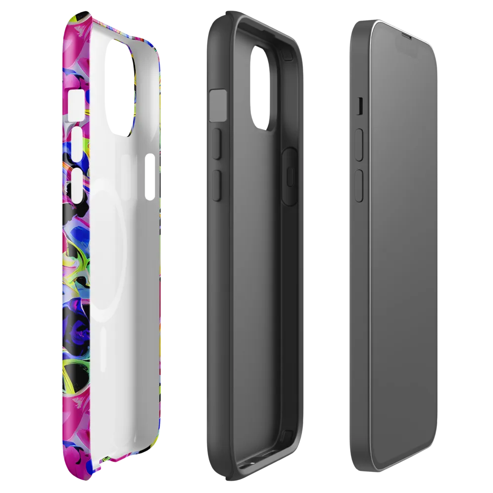 Pulse of Color on MagSafe Tough Case for iPhone® — Front