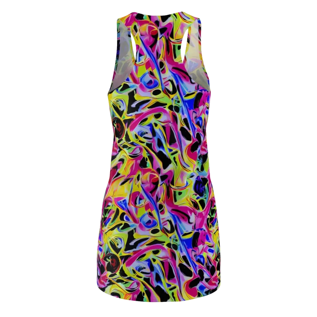 Pulse of Color on Racerback Dress — Back