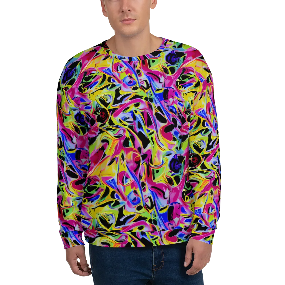 Pulse of Color on Sweatshirt — Front