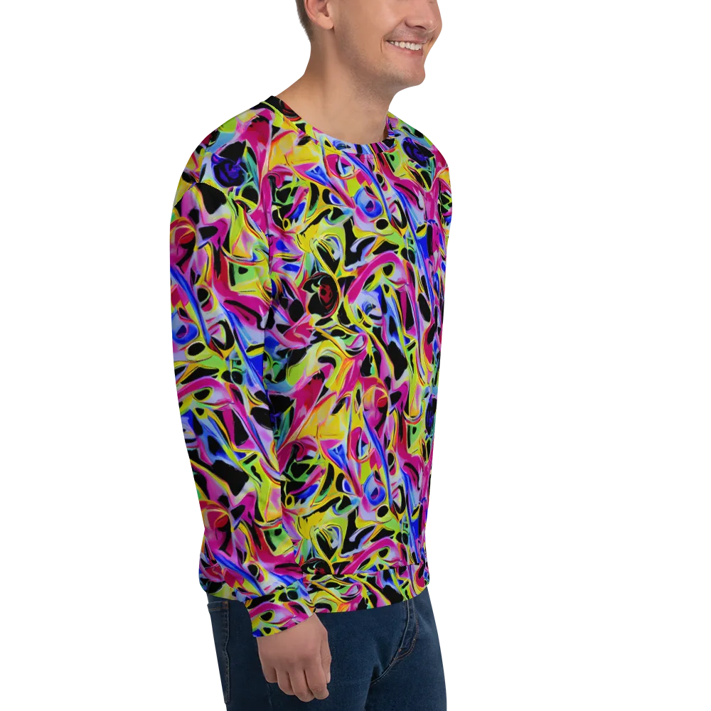 Pulse of Color on Sweatshirt — Right Front