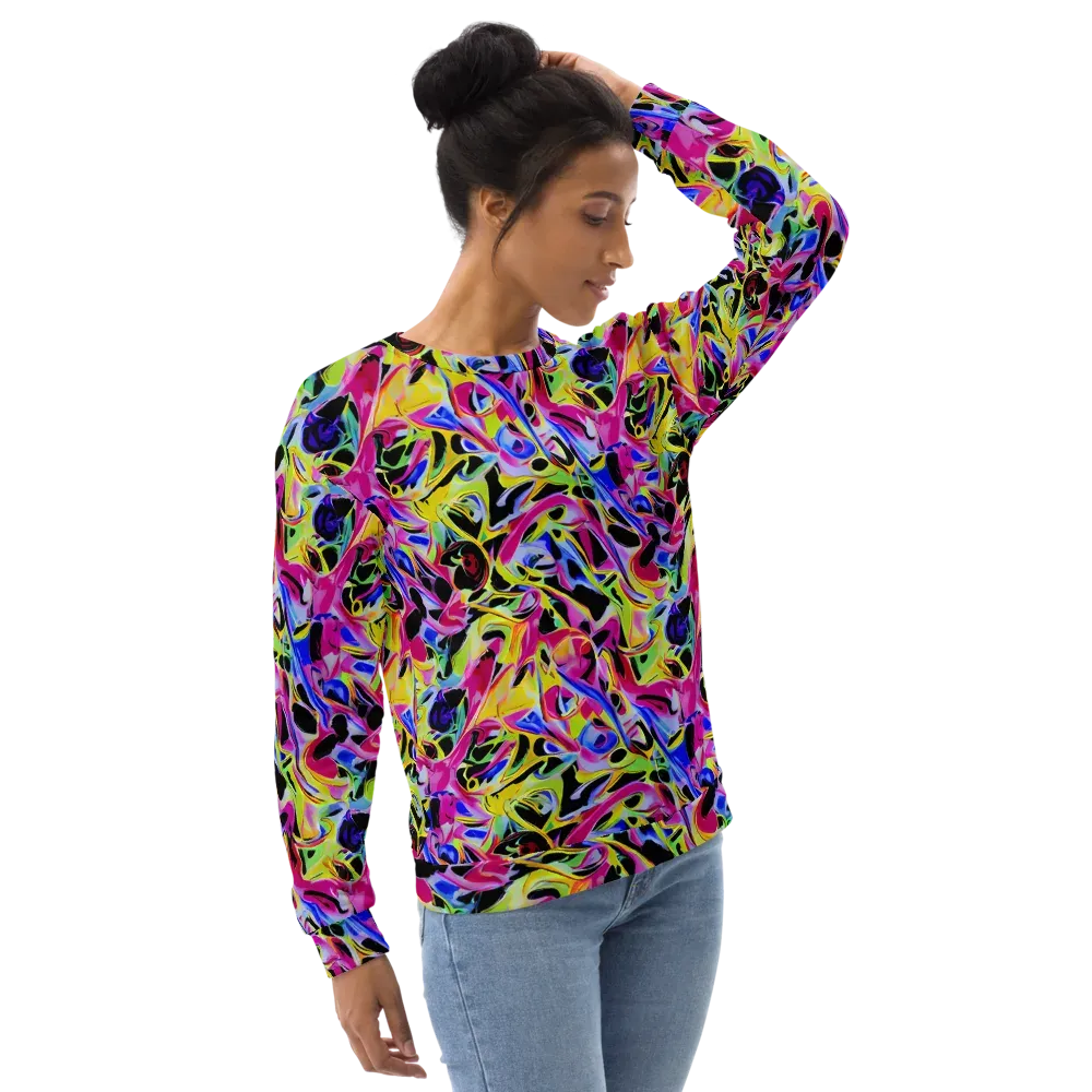 Pulse of Color on Sweatshirt — Right Front