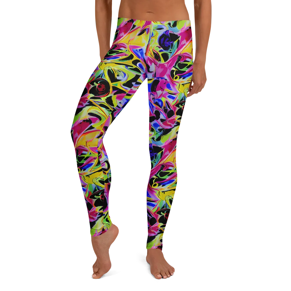 Pulse of Color on Leggings — Front