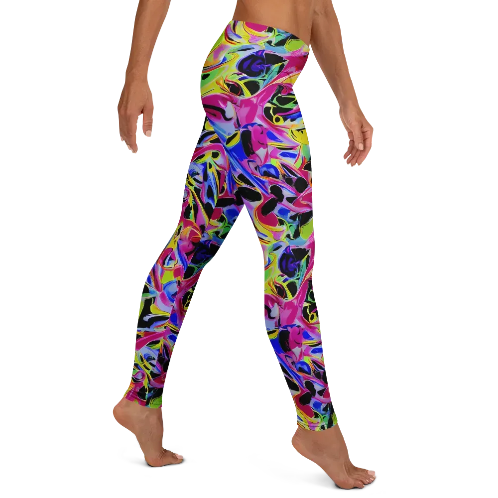 Pulse of Color on Leggings — Right