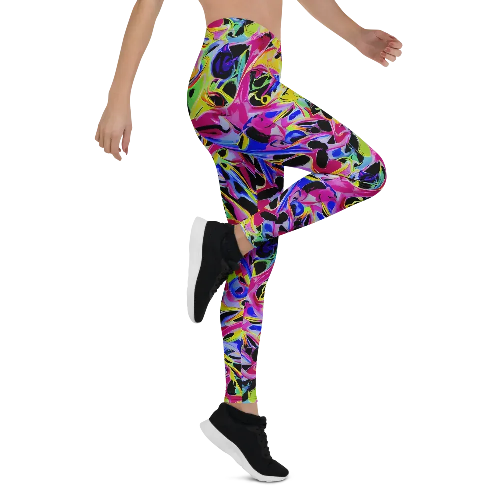 Pulse of Color on Leggings — Right