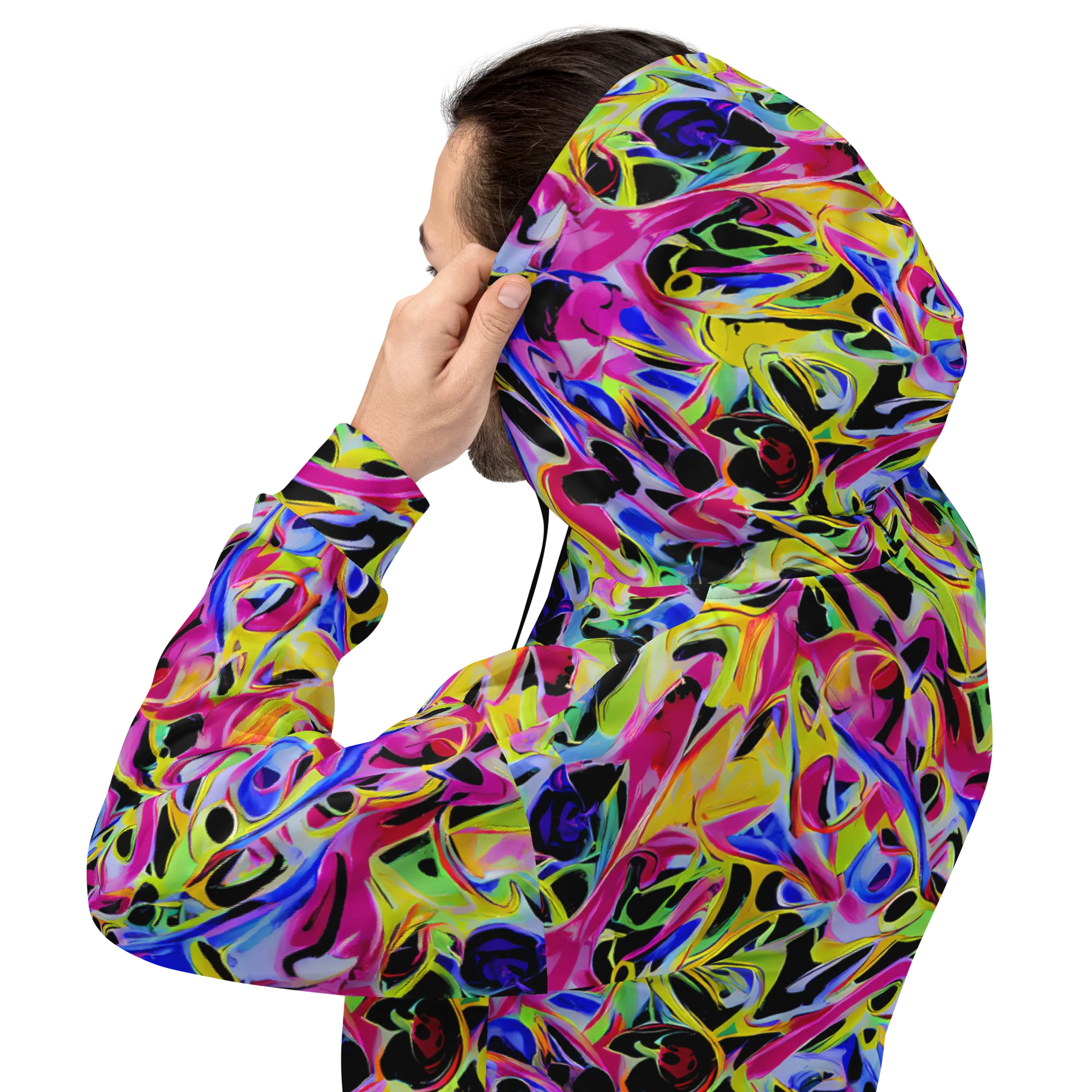 Pulse of Color on Hoodie — Back
