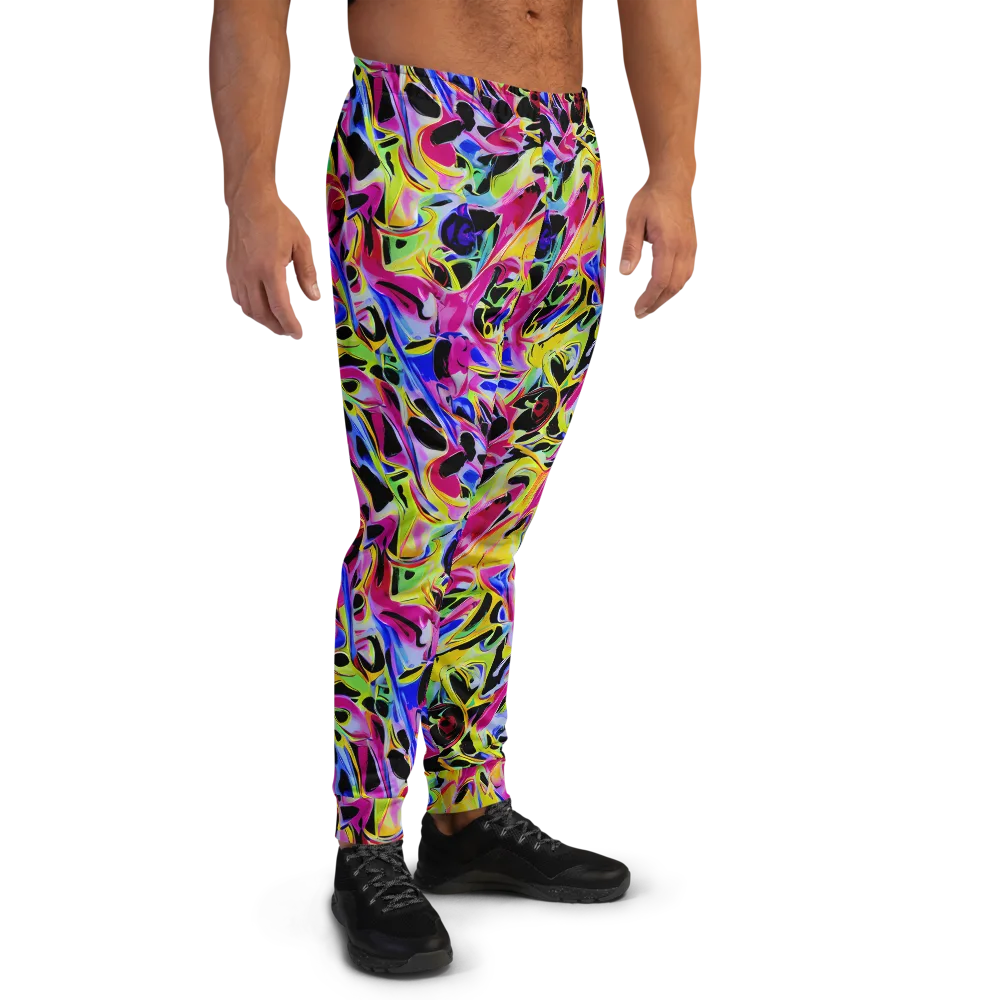 Pulse of Color on Men's Joggers — Right